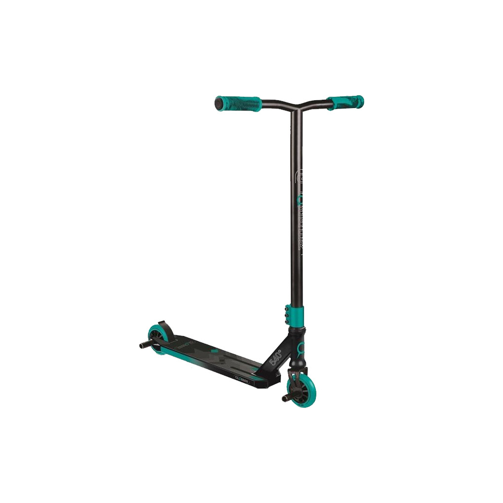 Самокат Globber GS540 трюковий з пегами Чорно-бірюзовий (622-105-3) - зображення 4