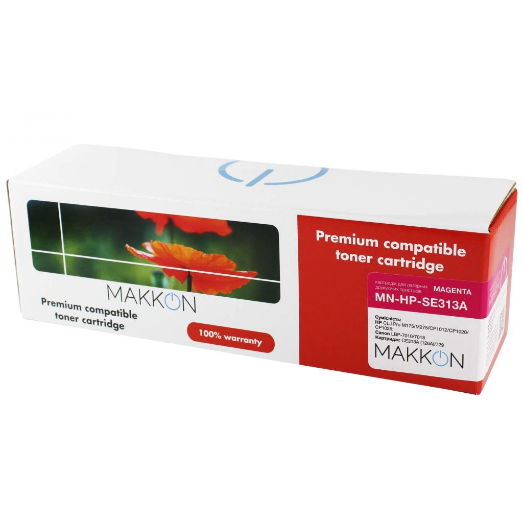 Картридж Makkon HP CLJP СE313A (126A) Canon 729 1k magenta (MN-HP-SE313A) - зображення 1