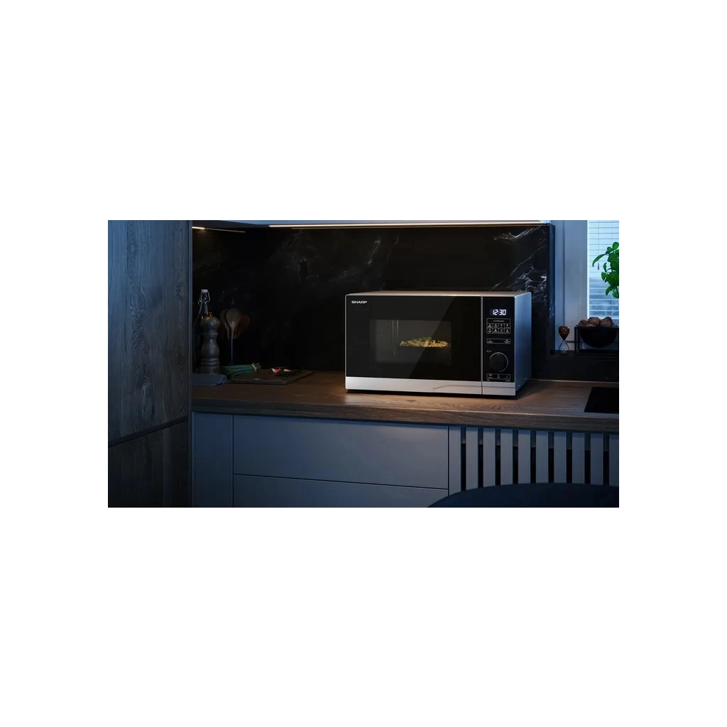 Мікрохвильова піч Sharp YC-PS234AE-S - зображення 6