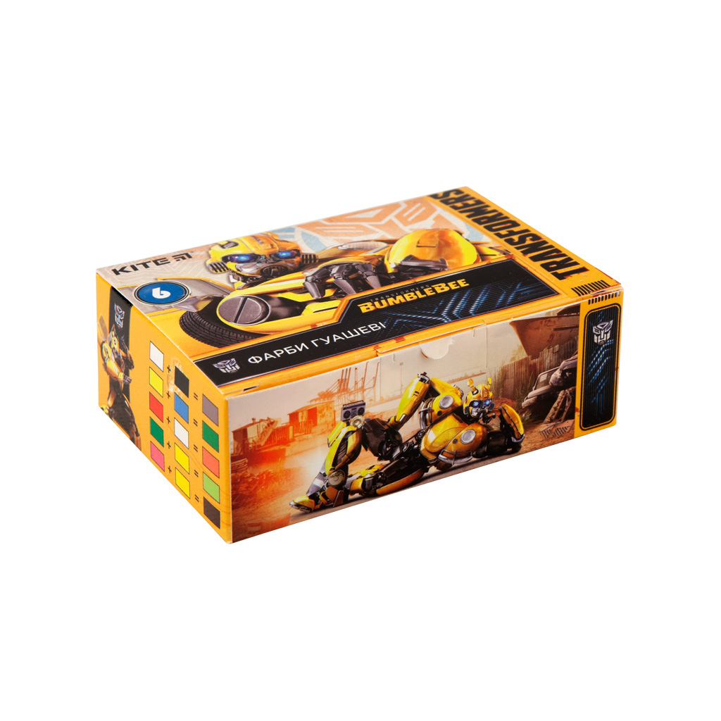 Гуашеві фарби Kite Transformers BumbleBee Movie 6 кол., 20мл (TF19-062) - зображення 1