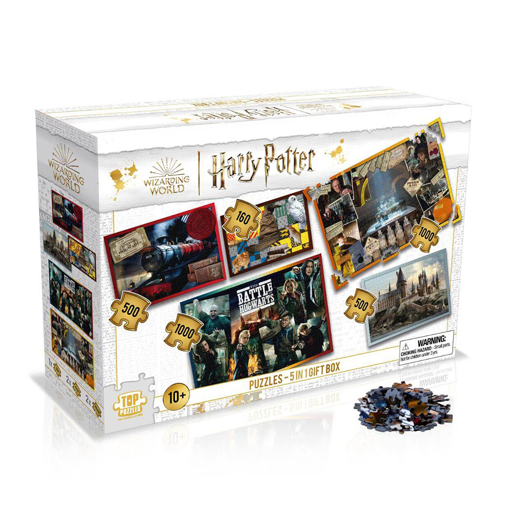 Пазл Winning Moves Harry Potter 5 in 1 (WM03015-ML1-4) - зображення 1