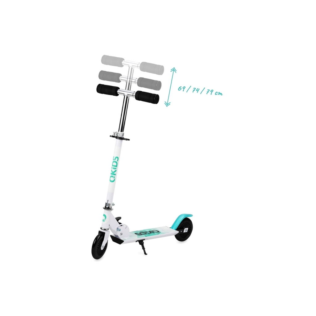 Самокат Qkids Flo Blue/Black (5900495895202) (HUBA00012) - зображення 4