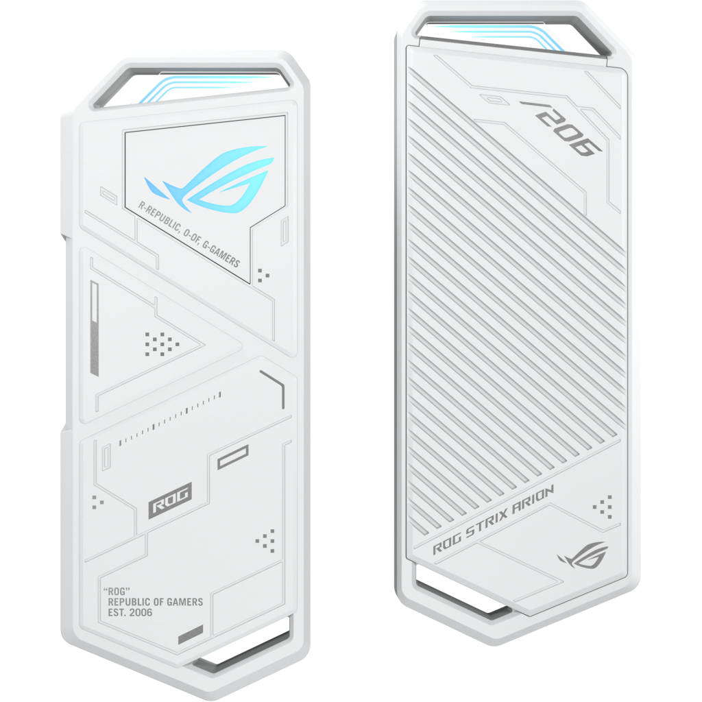 Кишеня зовнішня ASUS SSD ROG STRIX ARION ESD-S1C/WHT/G/AS PCIe NVMe M.2 2230/2242/2260/2280 USB-C 3.2 Gen 2x1 (90DD02H1-B09000) - зображення 3