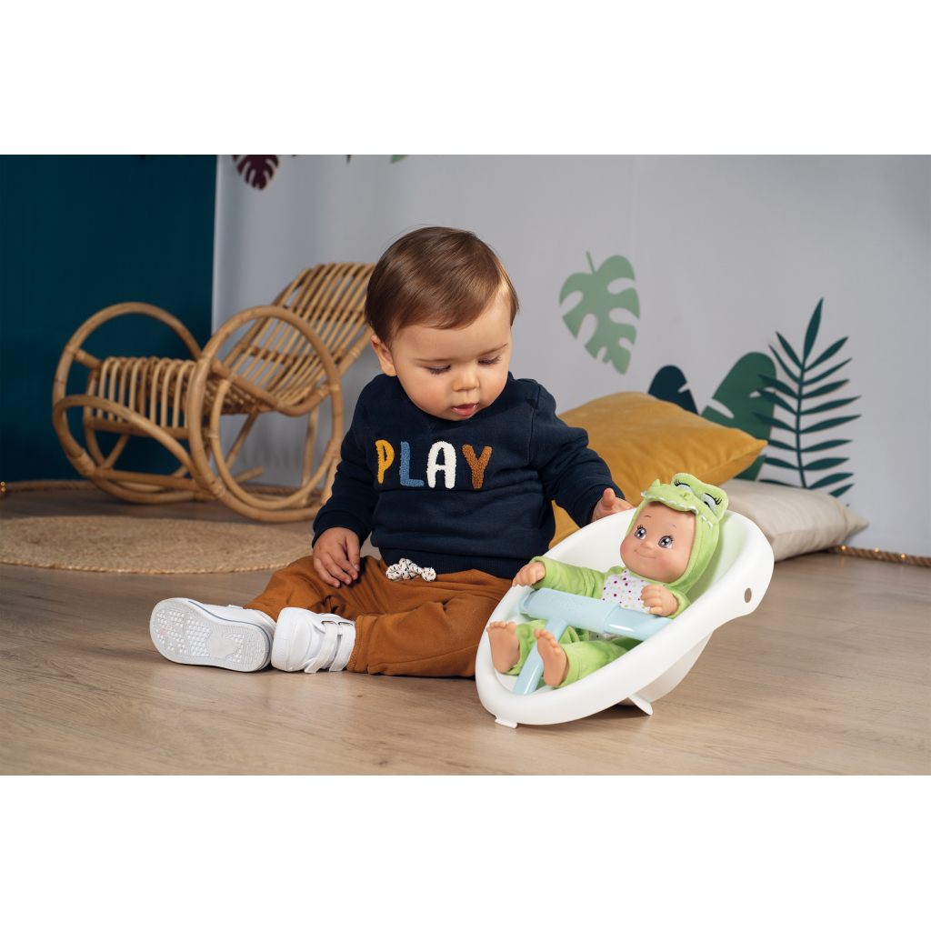 Коляска для ляльок Smoby Мінікісс 3в1 для прогулянок Блакитна (210207) - зображення 7