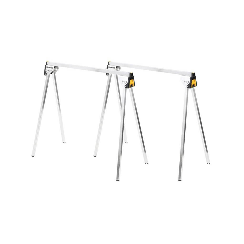 Верстак Stanley козли складані металеві, 2 штуки, 736x424x855 мм, макс 340 кг (STST81337-1) - изображение 1
