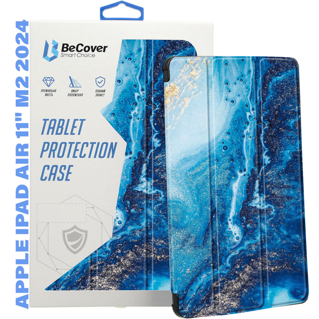Чохол до планшета BeCover Smart Case Apple iPad Air 11" M2/M3 (2024/2025) Ocean (711607) - зображення 1