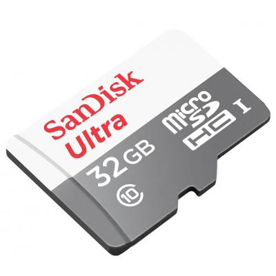 Карта пам'яті SanDisk 32GB microSDHC class10 UHS-I (SDSQUNB-032G-GN3MN) - зображення 2