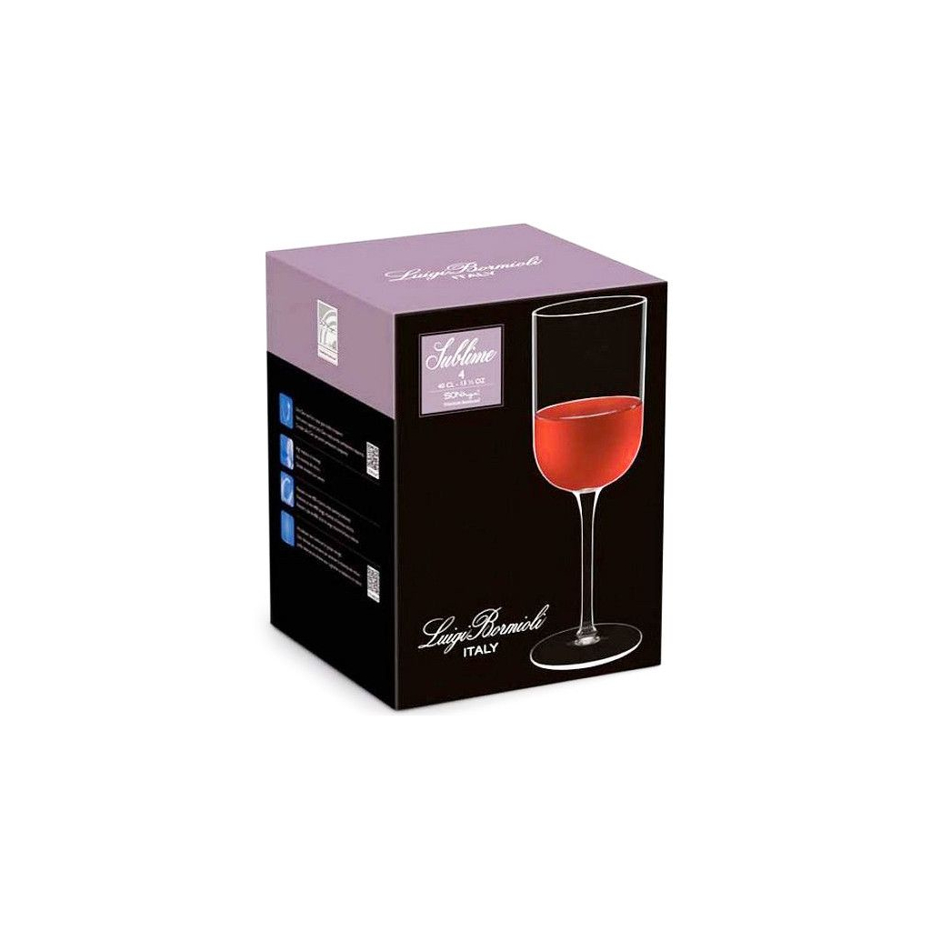 Набір келихів Luigi Bormioli Sublime для червоного вина 400 мл 4шт/уп (11557/01) - изображение 2