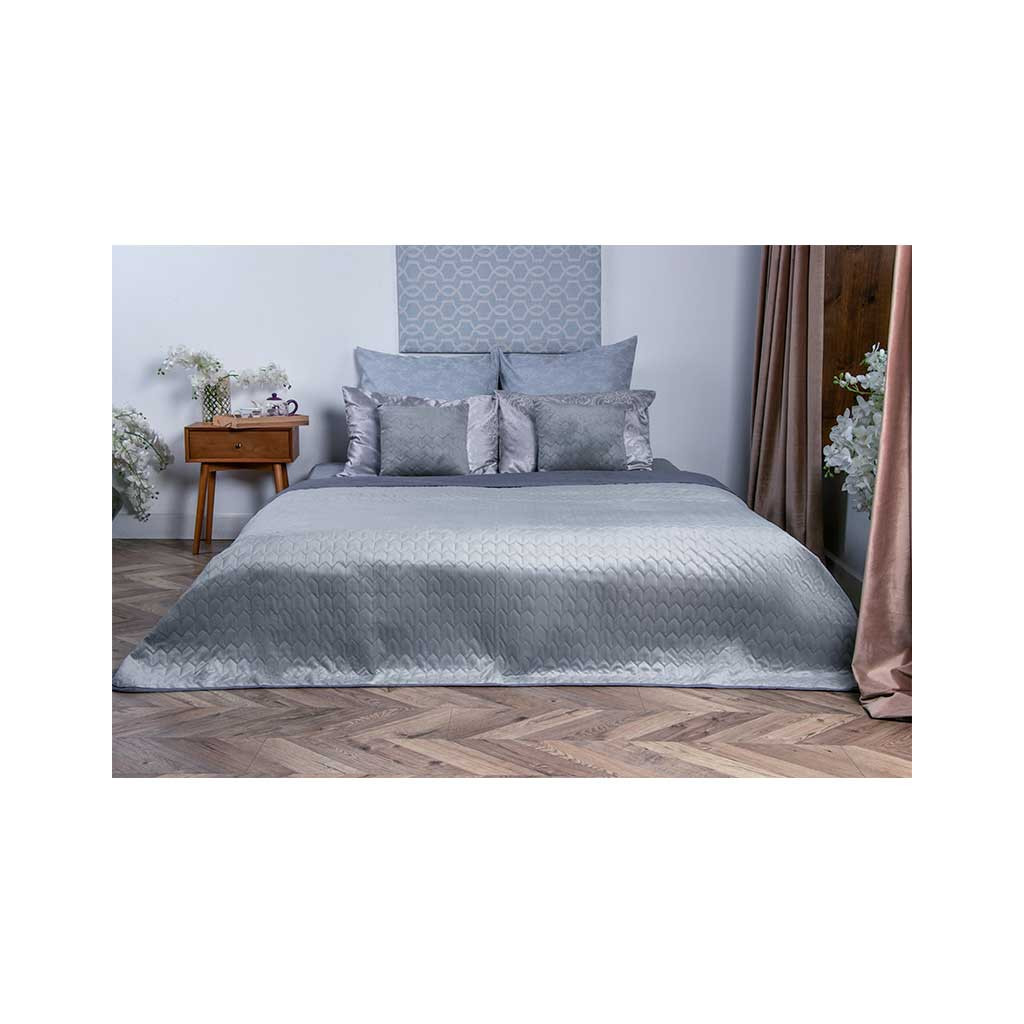 Покривало Руно двостороннє VeLour Сіре 180 х 220 см (340.55_Grey) - зображення 6