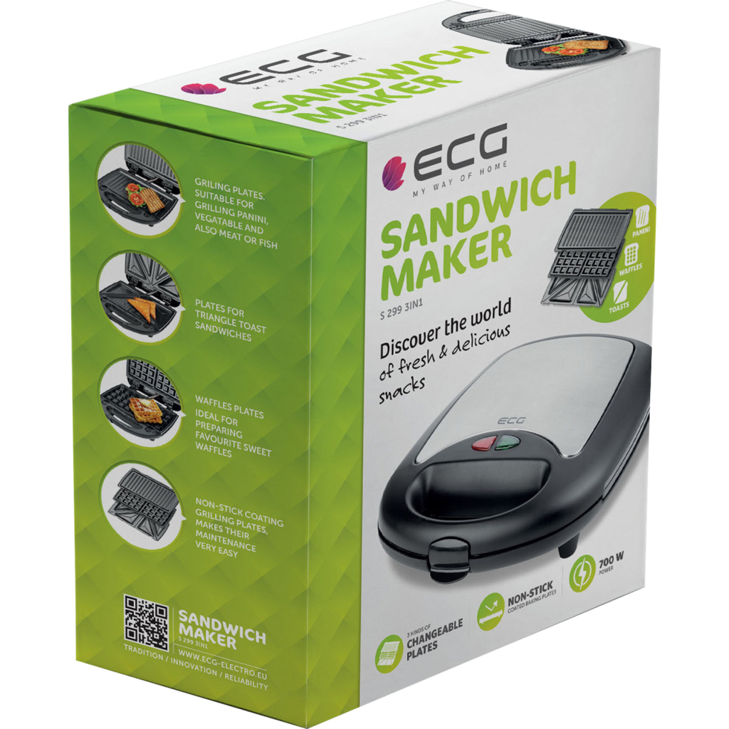 Сендвічниця ECG S 299 (S299) - зображення 7