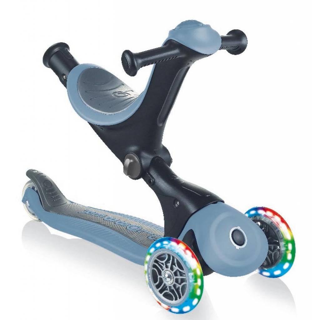 Самокат Globber Go Up Deluxe Lights Led 5 в 1 блакитний (646-200) - зображення 3
