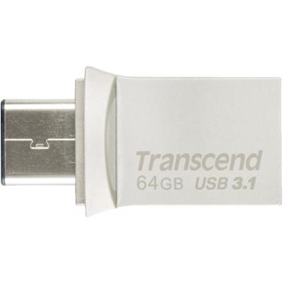 USB флеш накопичувач Transcend 64GB JetFlash 890S USB 3.1 (TS64GJF890S) - зображення 3