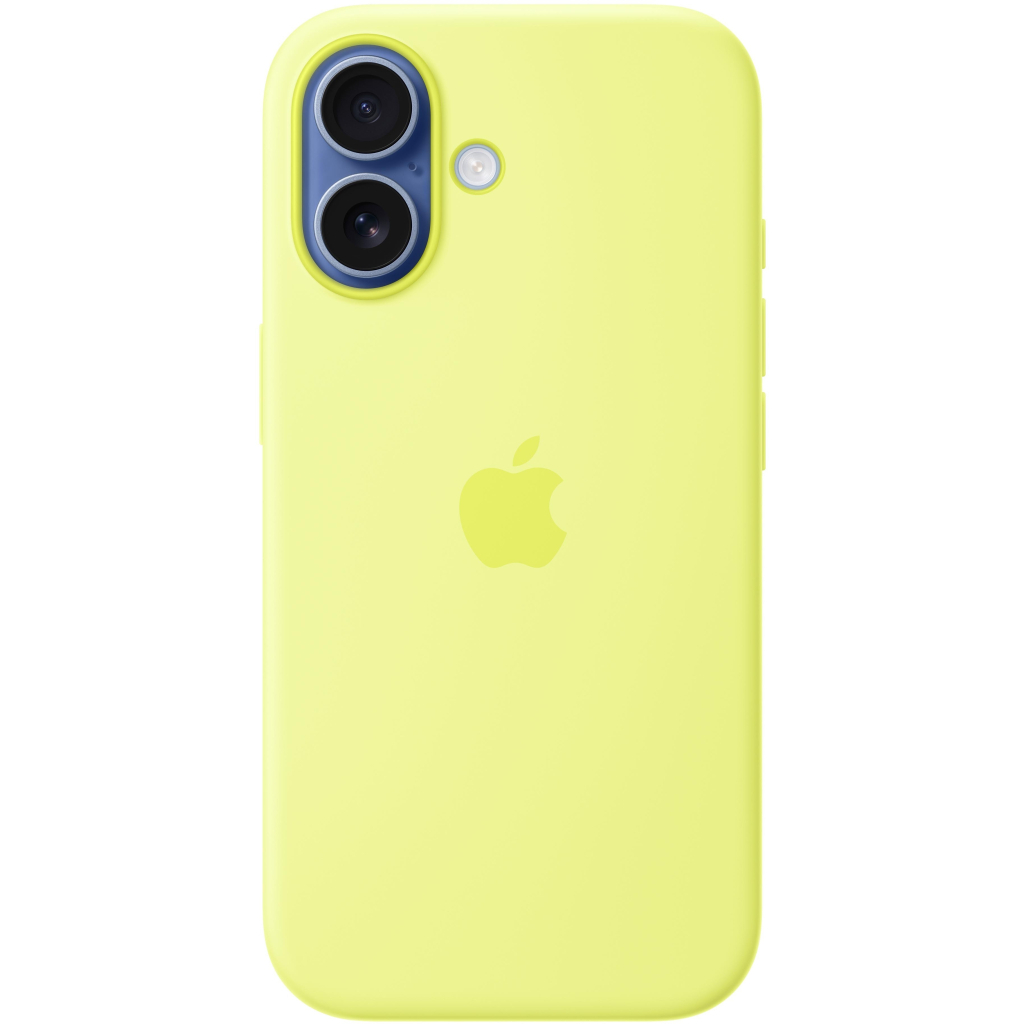 Чохол до мобільного телефона Apple Silicone iPhone 17 Neon Yellow Model A3558 (MGEV4ZM/A) - зображення 3