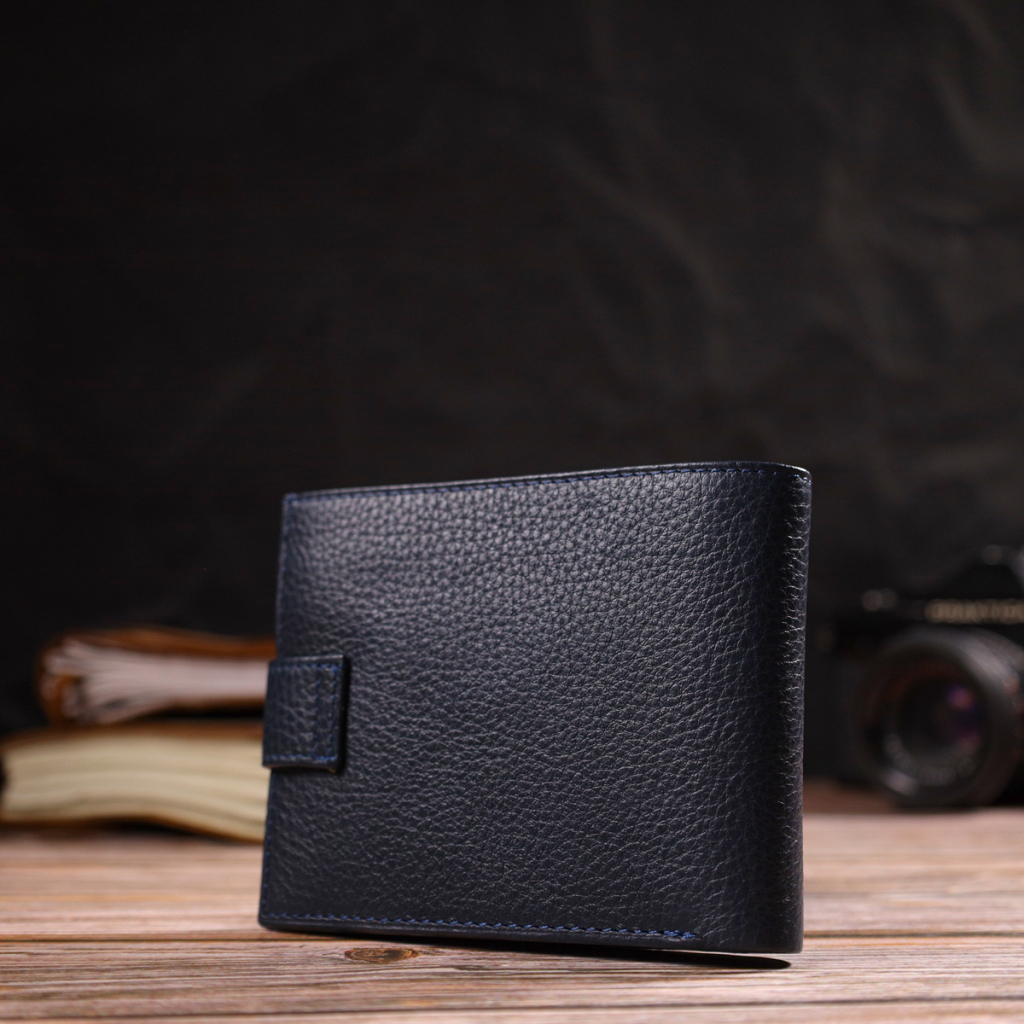 Гаманець Canpellini З натуральної шкіри Синій (21884) - зображення 9