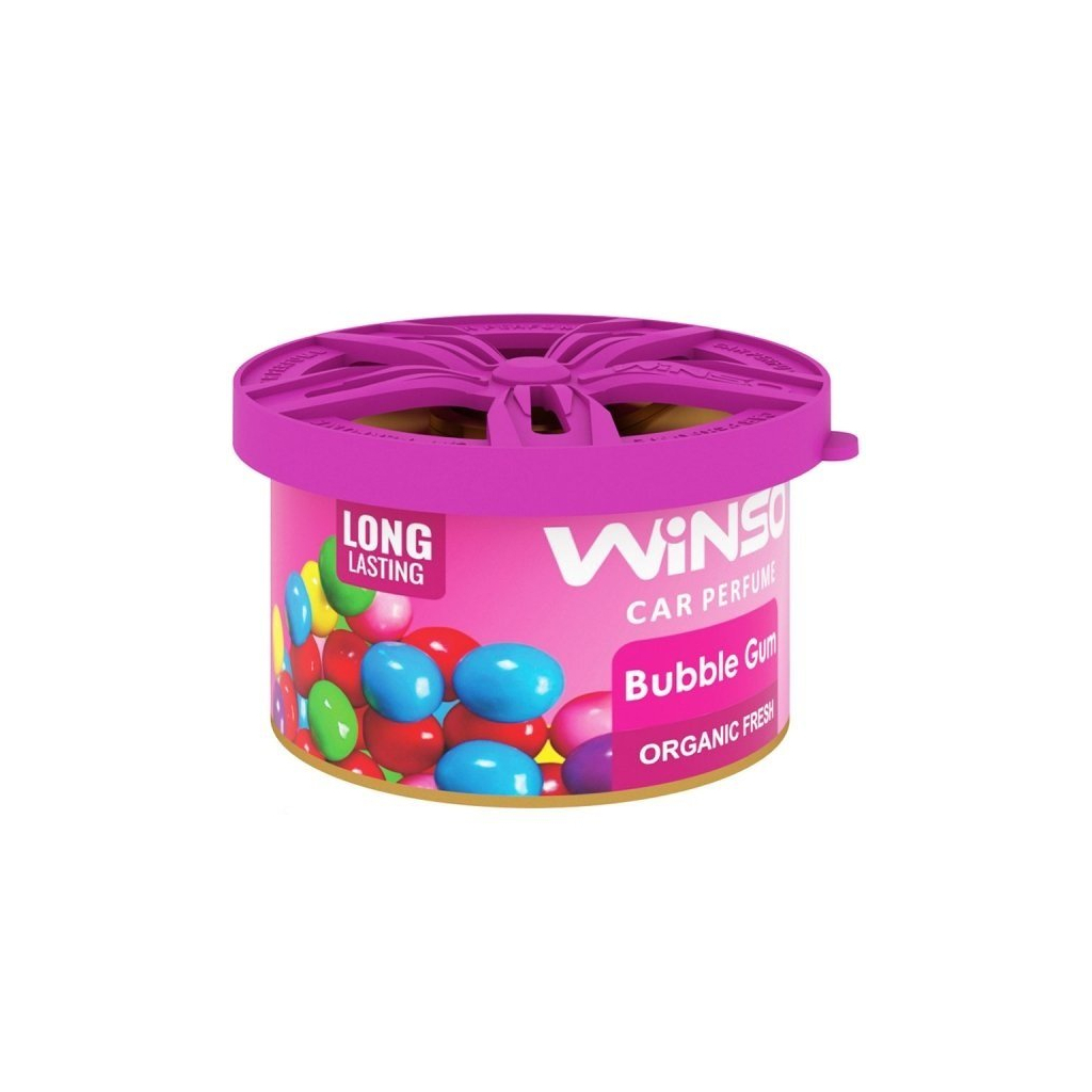Ароматизатор для автомобіля WINSO Organic Fresh Bubble Gum (533240) - изображение 1