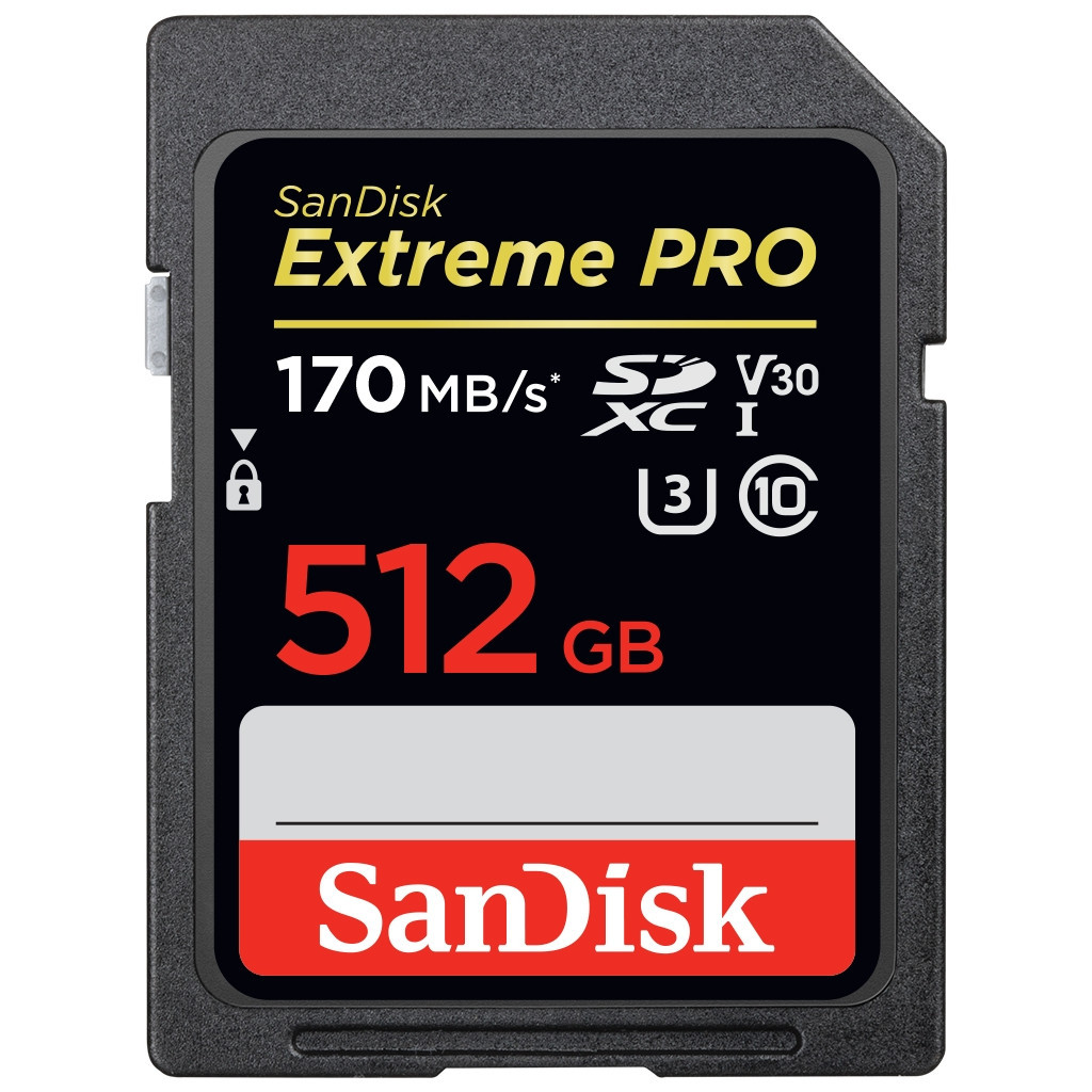 Карта пам'яті SanDisk 512GB SDXC class 10 UHS-I U3 Extreme Pro (SDSDXXY-512G-GN4IN) - зображення 1