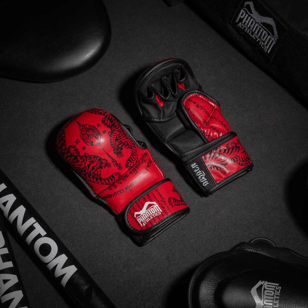 Рукавички для MMA Phantom Muay Thai Red S/M (PHMMAG2705-SM) - зображення 9