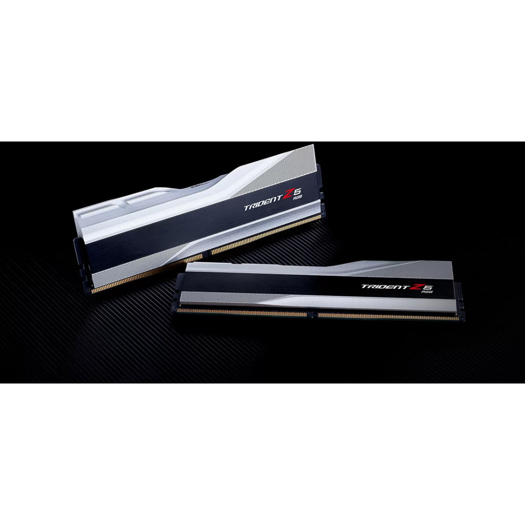 Модуль пам'яті для комп'ютера DDR5 32GB (2x16GB) 8000 MHz Trident Z5 RGB Silver G.Skill (F5-8000J3848H16GX2-TZ5RS) - зображення 6
