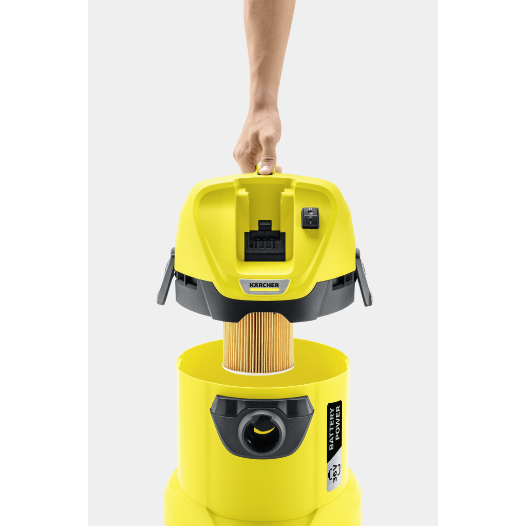 Пилосос будівельний Karcher WD 3 Battery (без АКБ та ЗП) (1.629-910.0) - изображение 9