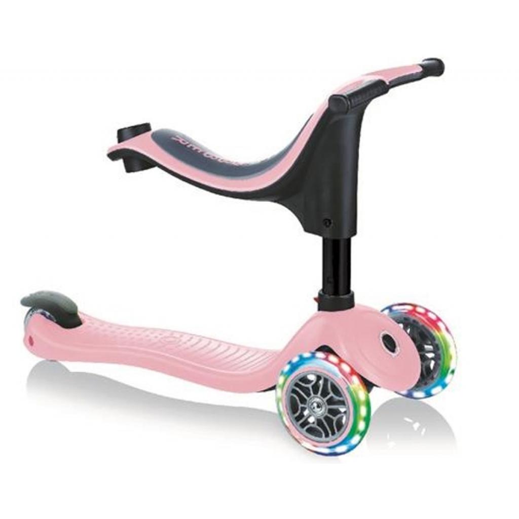 Самокат Globber GO UP SPORTY пастельно-рожевий з підсвічуванням (452-210-3) - зображення 2