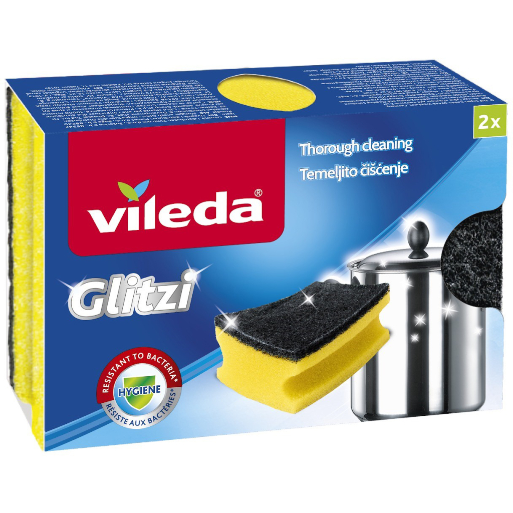 Губки кухонні Vileda Glitzi 2 шт. (3838937221024) - зображення 1