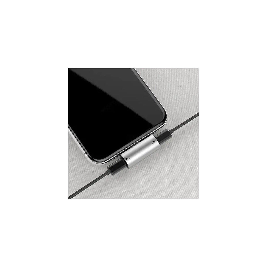 Перехідник L46 Lightning (1 Male / 2 Female) (CAL46-S1) Black-Silver Baseus (CAL46-S1) - зображення 5