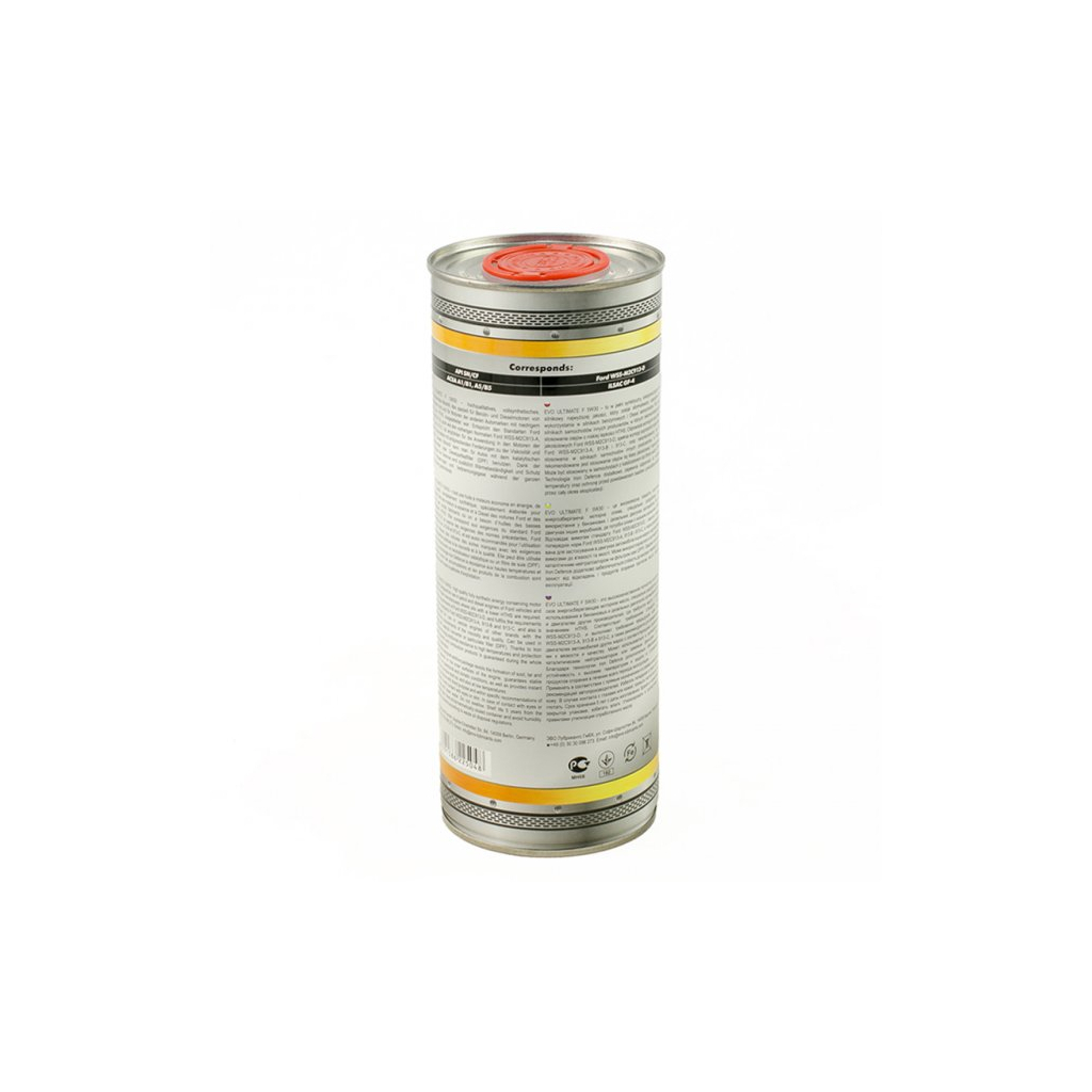 Моторна олива EVO ULTIMATE F 5W30 1L (U F 1L 5W-30) - зображення 3