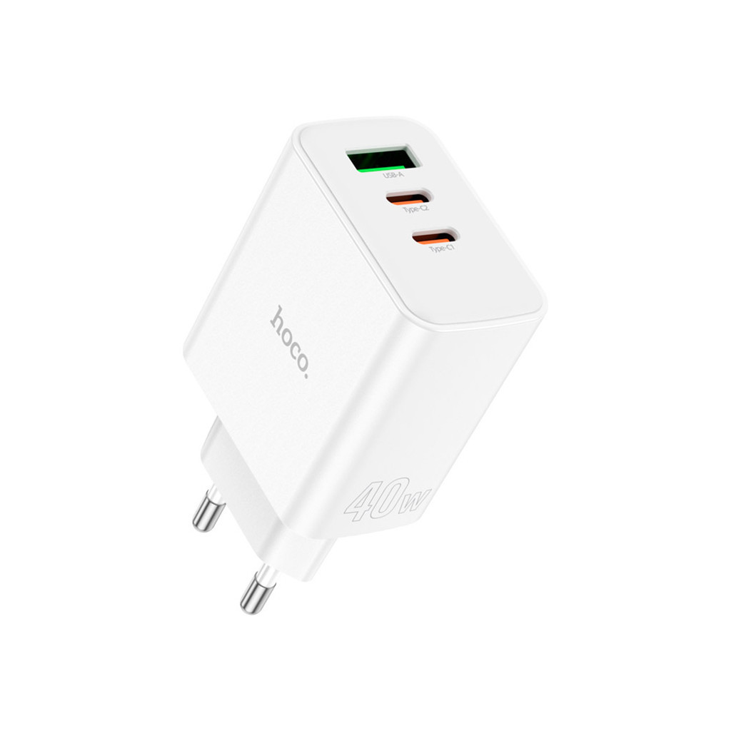 Зарядний пристрій HOCO C126A Pure White (6931474798725) - зображення 2