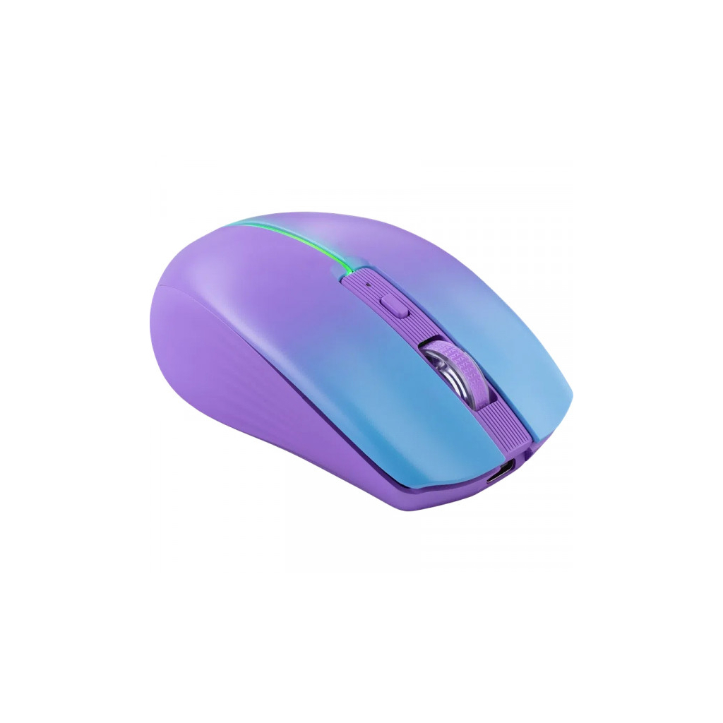 Мишка Defender Mystery MM301 LED Wireless/Bluetooth Violet (52301) - зображення 3