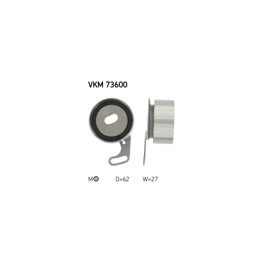 Ролик натягувача ременя SKF VKM 73600 - зображення 1