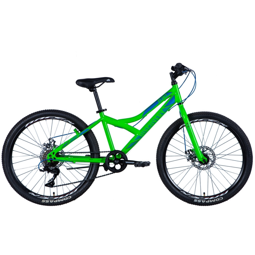 Велосипед Discovery Flint DD 24" 13" St 2024 Зелений (OPS-DIS-24-345) - зображення 1