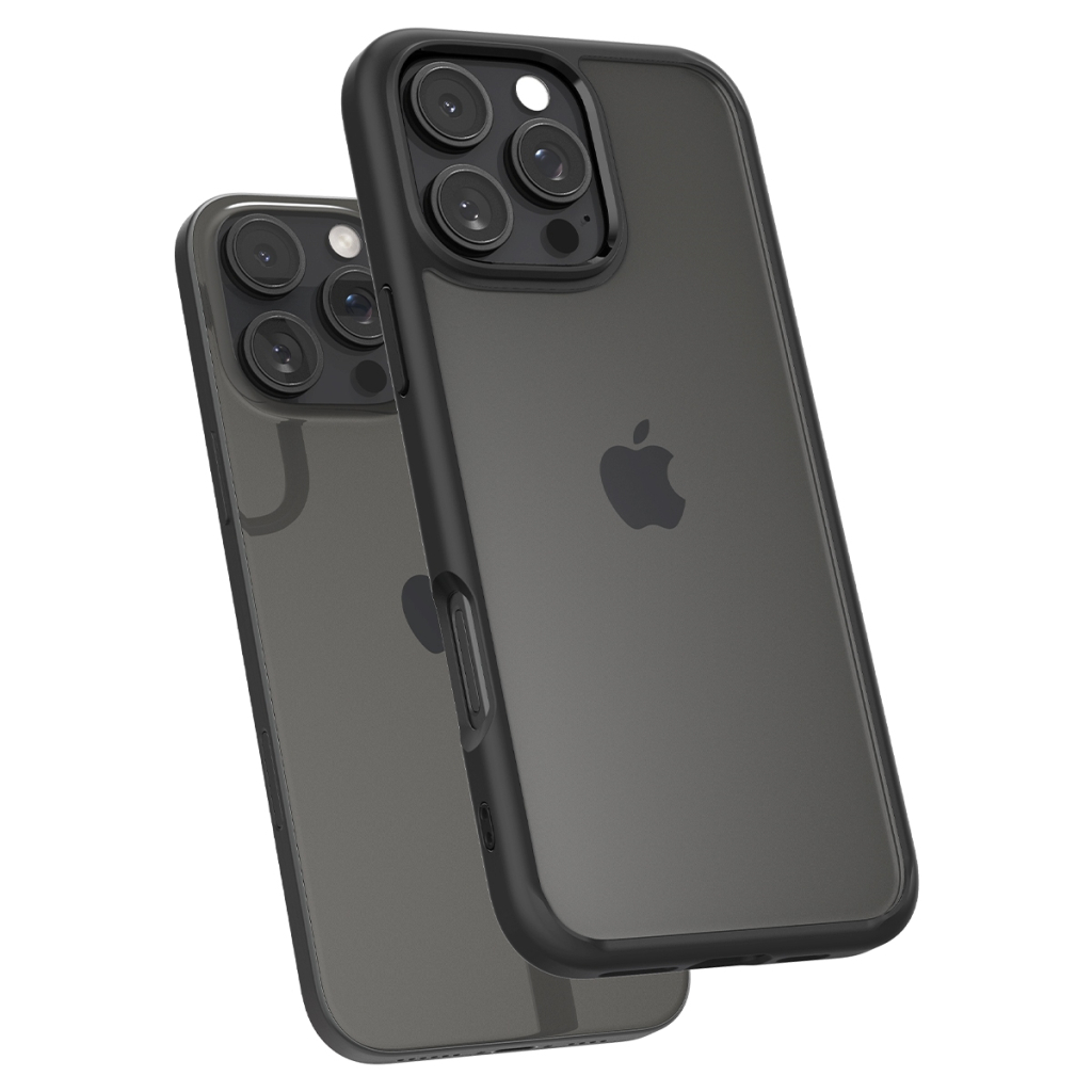 Чохол до мобільного телефона Spigen iPhone 16 Pro Ultra Hybrid Matte Black (ACS08125) - зображення 3