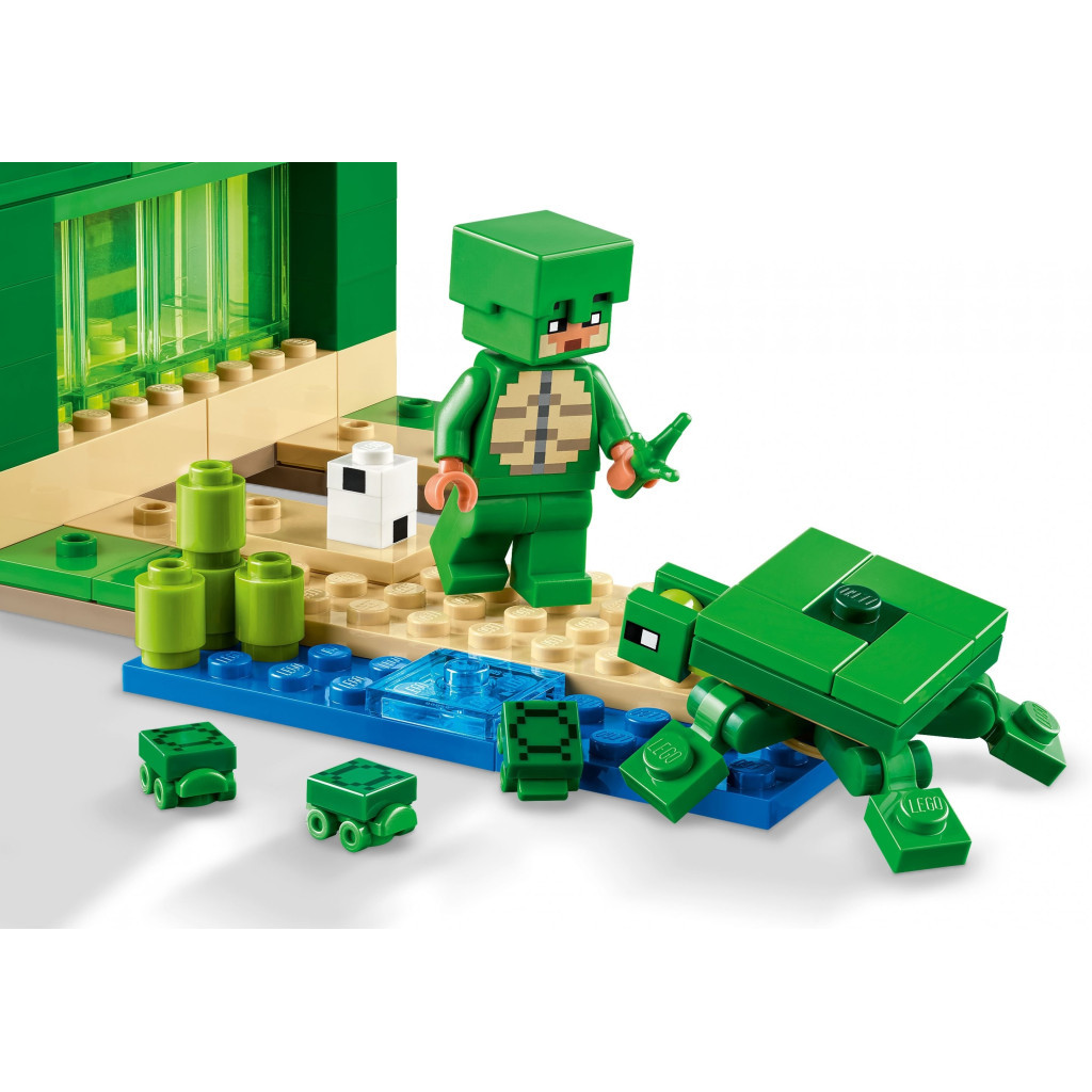 Конструктор LEGO Minecraft Пляжний будинок у формі черепахи 234 деталей (21254) - зображення 7