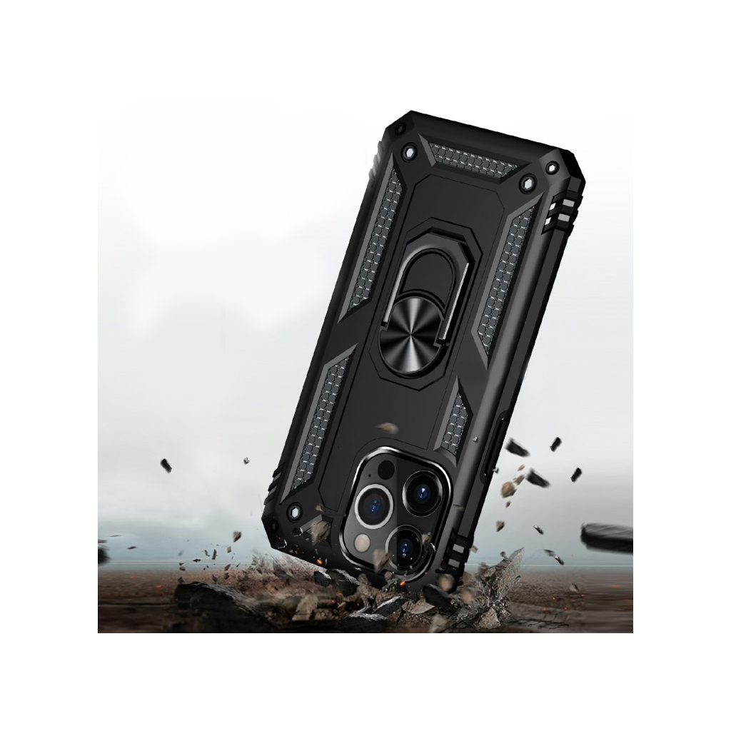 Чохол до мобільного телефона BeCover Military Apple iPhone 13 Pro Black (707104) - зображення 4