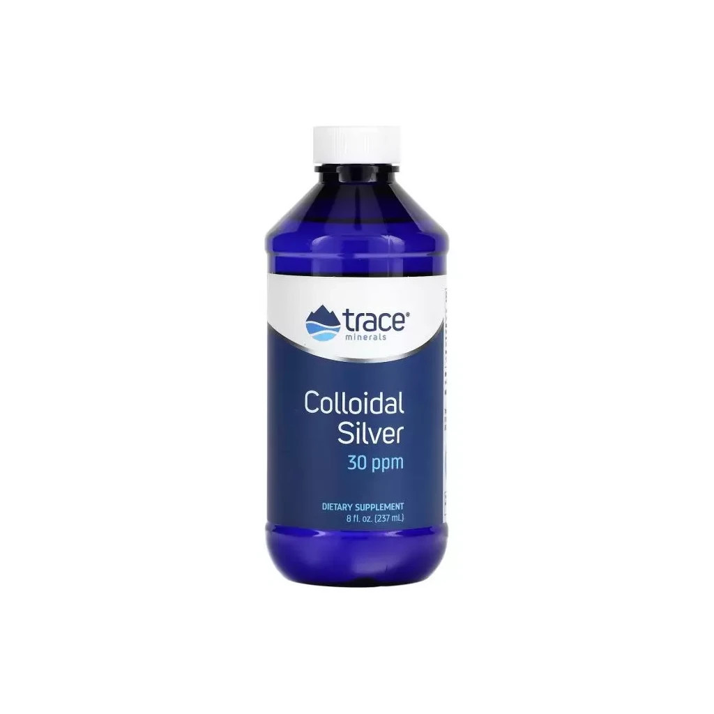 Мінерали Trace Minerals Колоїдне срібло, Colloidal Silver, 237 мл (TMR-00004) - зображення 1