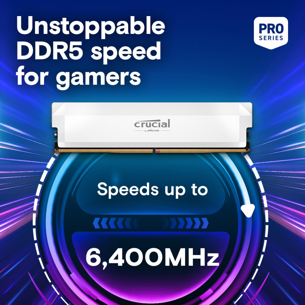 Модуль пам'яті для комп'ютера DDR5 32GB (2x16GB) 6000 MHz Pro Overclocking Micron (CP2K16G60C36U5W) - зображення 3