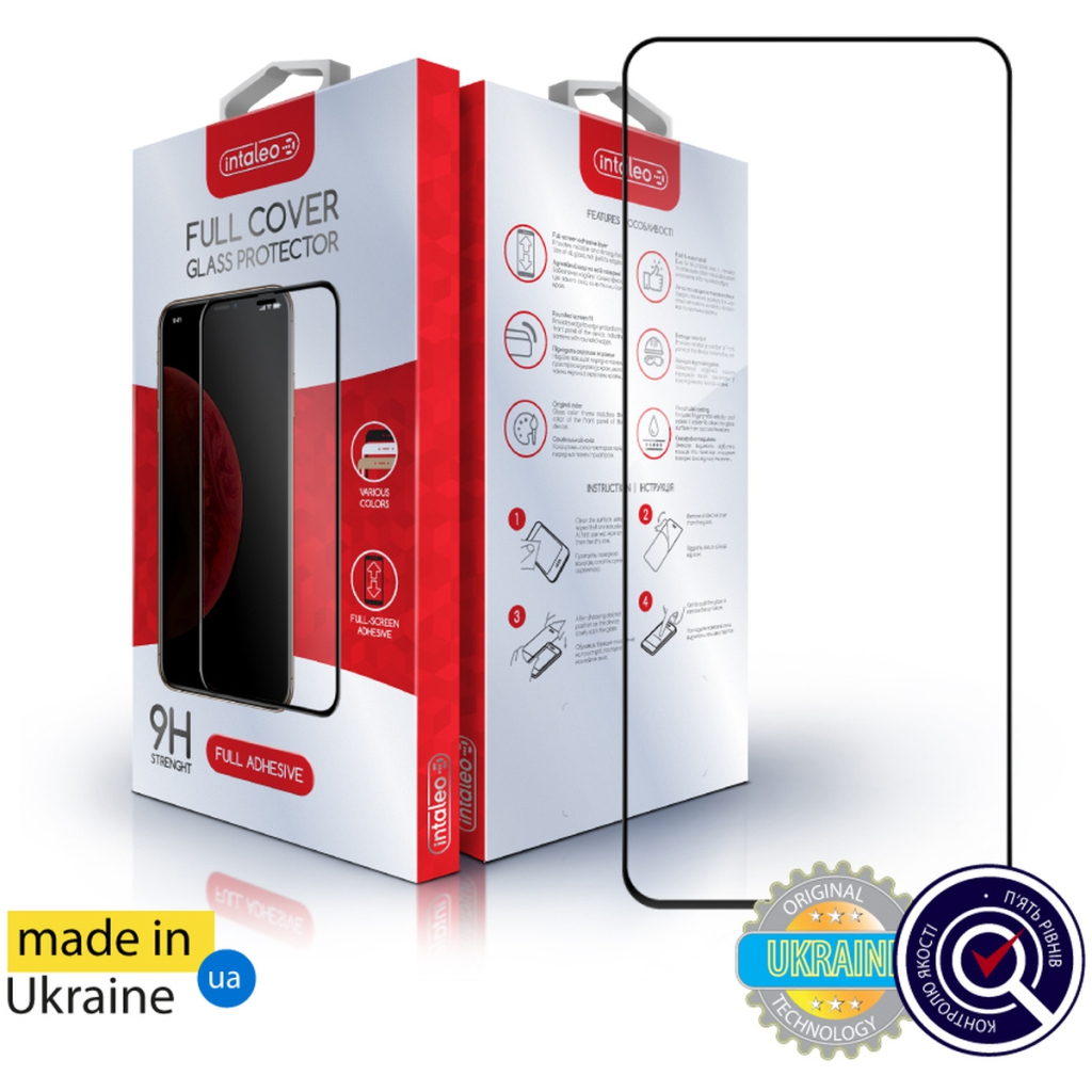 Скло захисне Intaleo Full Glue Realme 12+ Black (1283126592485) - зображення 1