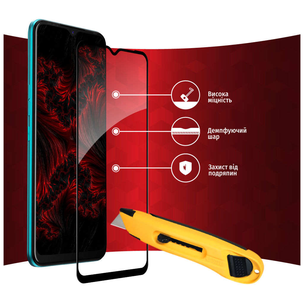 Скло захисне Intaleo Full Glue Tecno Spark Go 2022 (1283126542329) - зображення 4