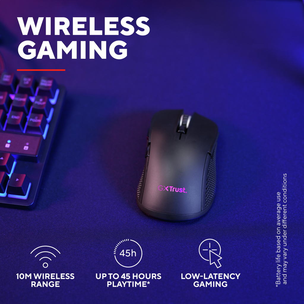 Мишка Trust GXT 931 Wireless Black (25330) - зображення 11
