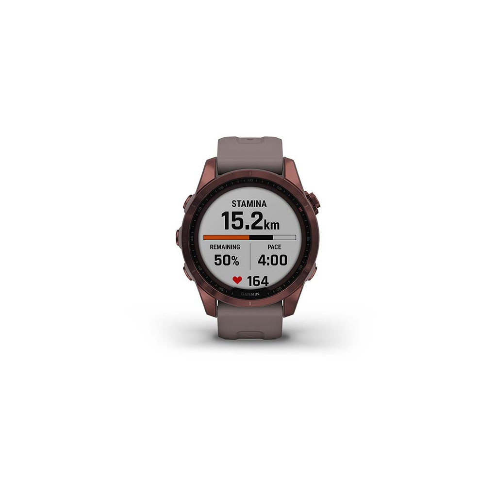 Смарт-годинник Garmin fenix 7S Sapphire Sol, Dark Bronze Ti w/ Shale Gray Band, GPS (010-02539-29) - зображення 6