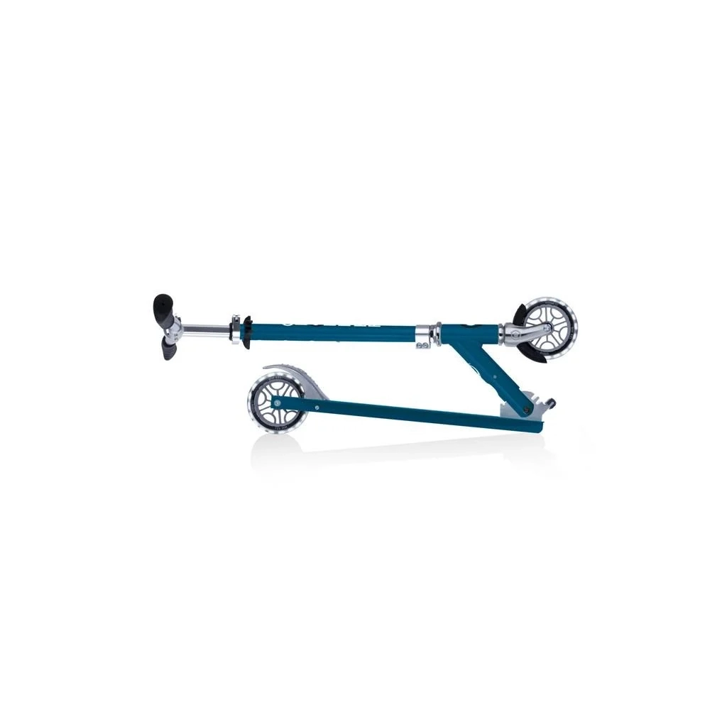 Самокат Globber Flow Element Lights колеса з підсвіткою до 100 кг 5+ Синій (721-300) - зображення 9