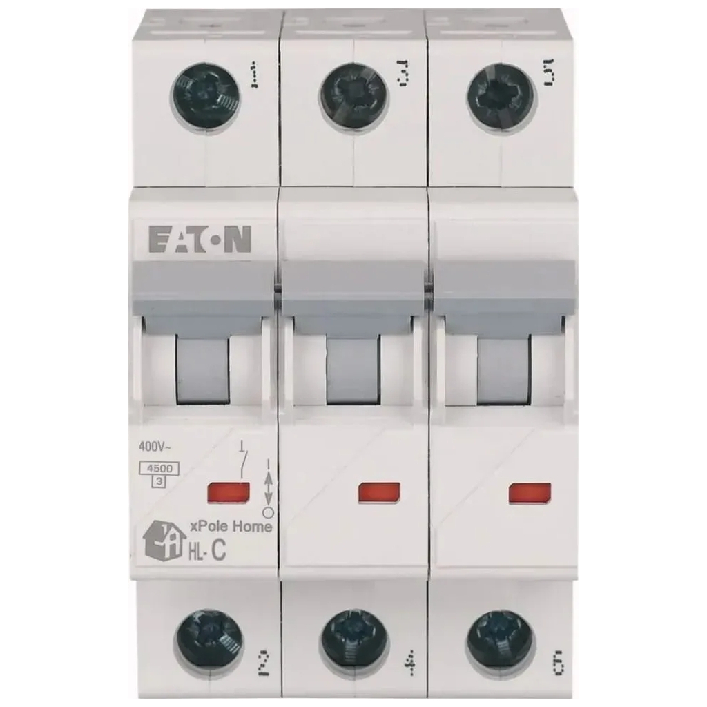 Автоматичний вимикач Eaton 3-п. С 25А HL 4.5кА - зображення 2