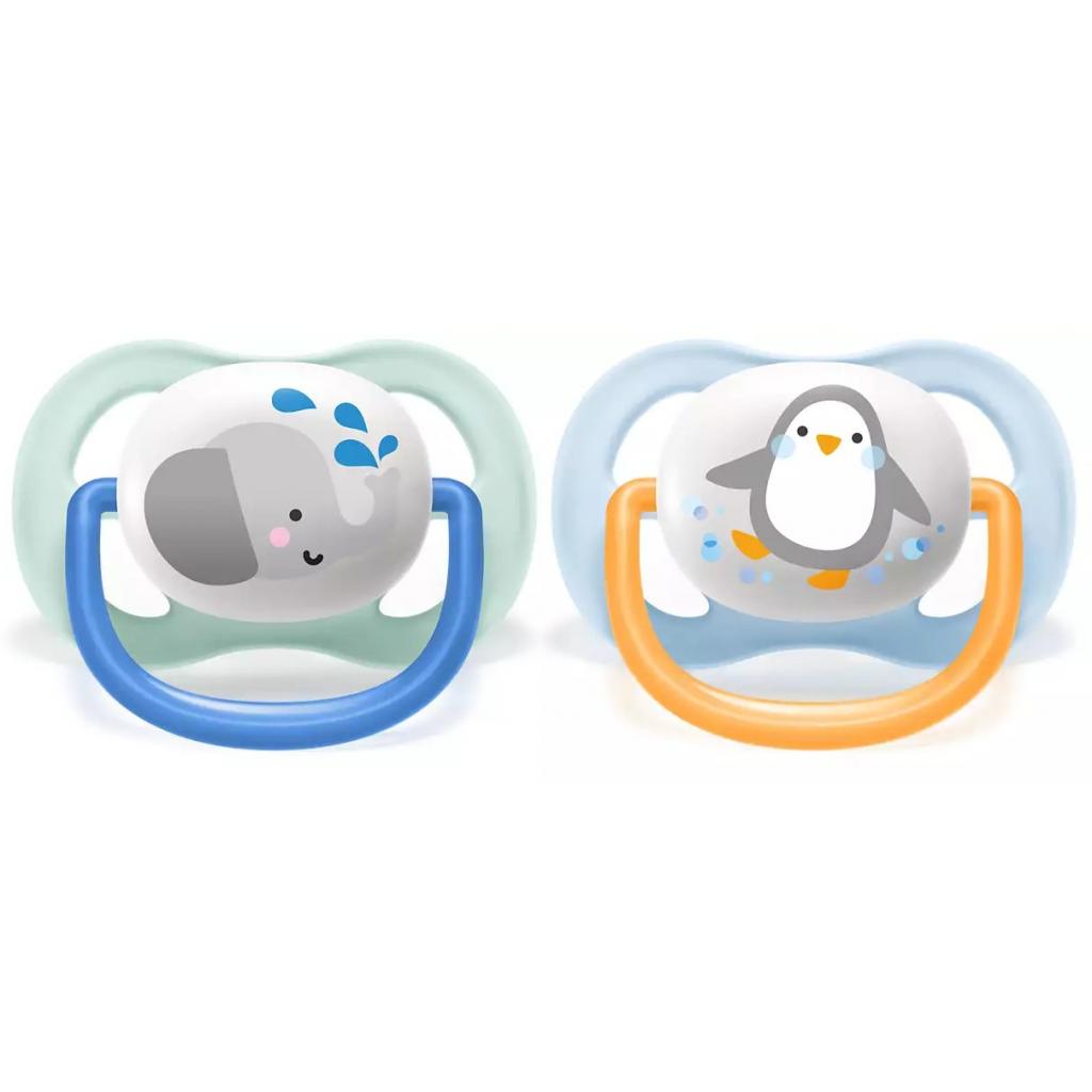 Пустушка Philips AVENT Ultra Air Animal для хлопчиків 0-6 міс (SCF080/05) - зображення 1