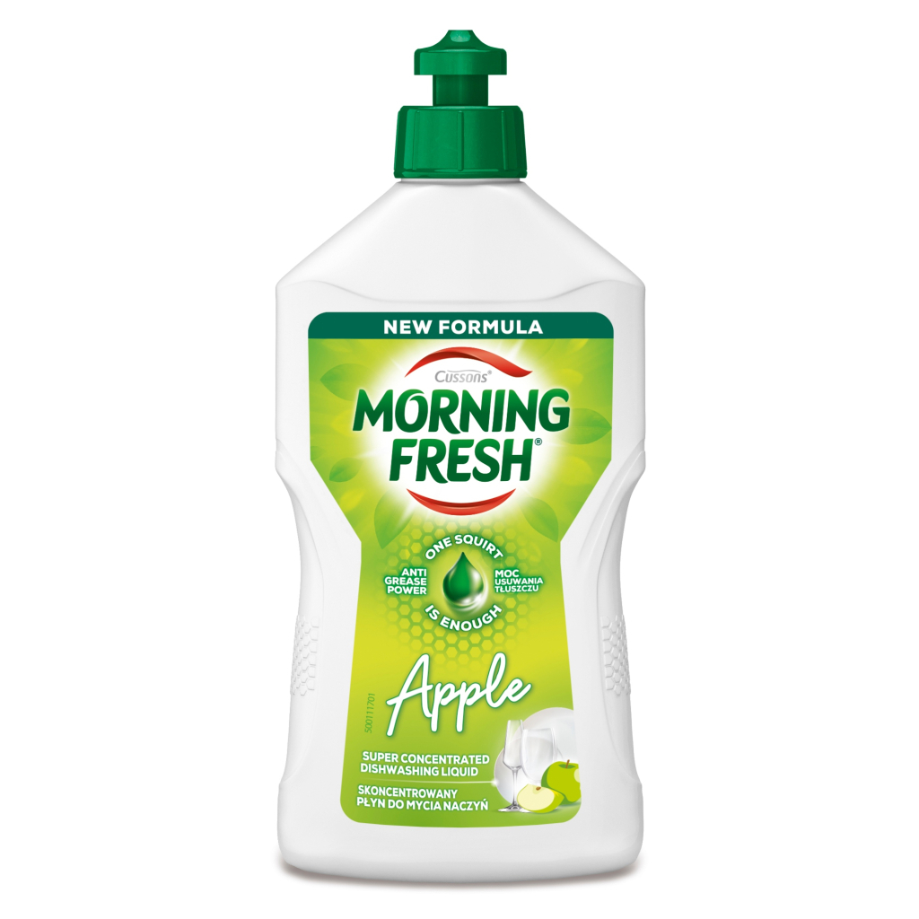 Засіб для ручного миття посуду Morning Fresh Apple 400 мл (5000101509636/8998103018829) - зображення 1