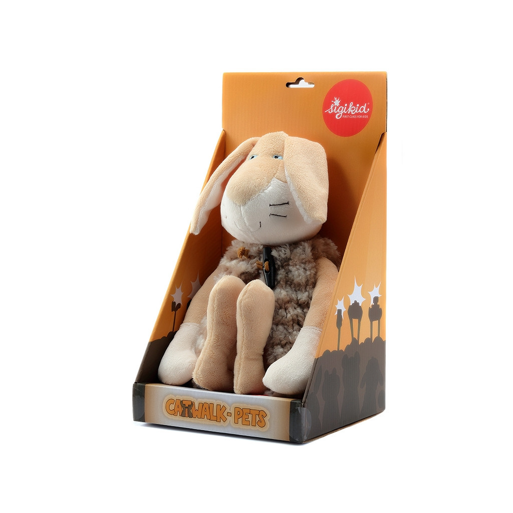 М'яка іграшка Sigikid Кролик у жупані 31 см (38779SK) - зображення 2