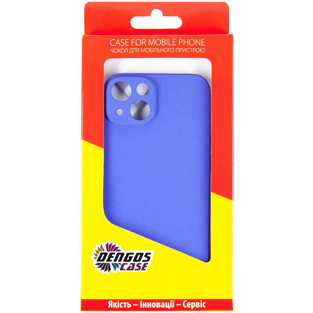Чохол до мобільного телефона Dengos Carbon iPhone 14 purple (DG-TPU-CRBN-157) - зображення 4