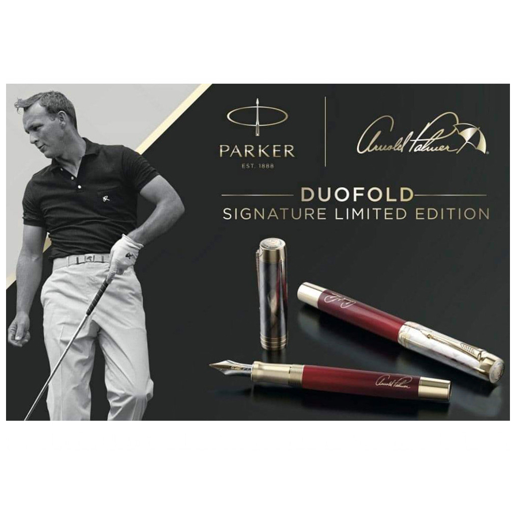 Ручка пір'яна Parker DUOFOLD Arnold Palmer Signature Limited Edition GT  FP18-C F (98 901) - зображення 6