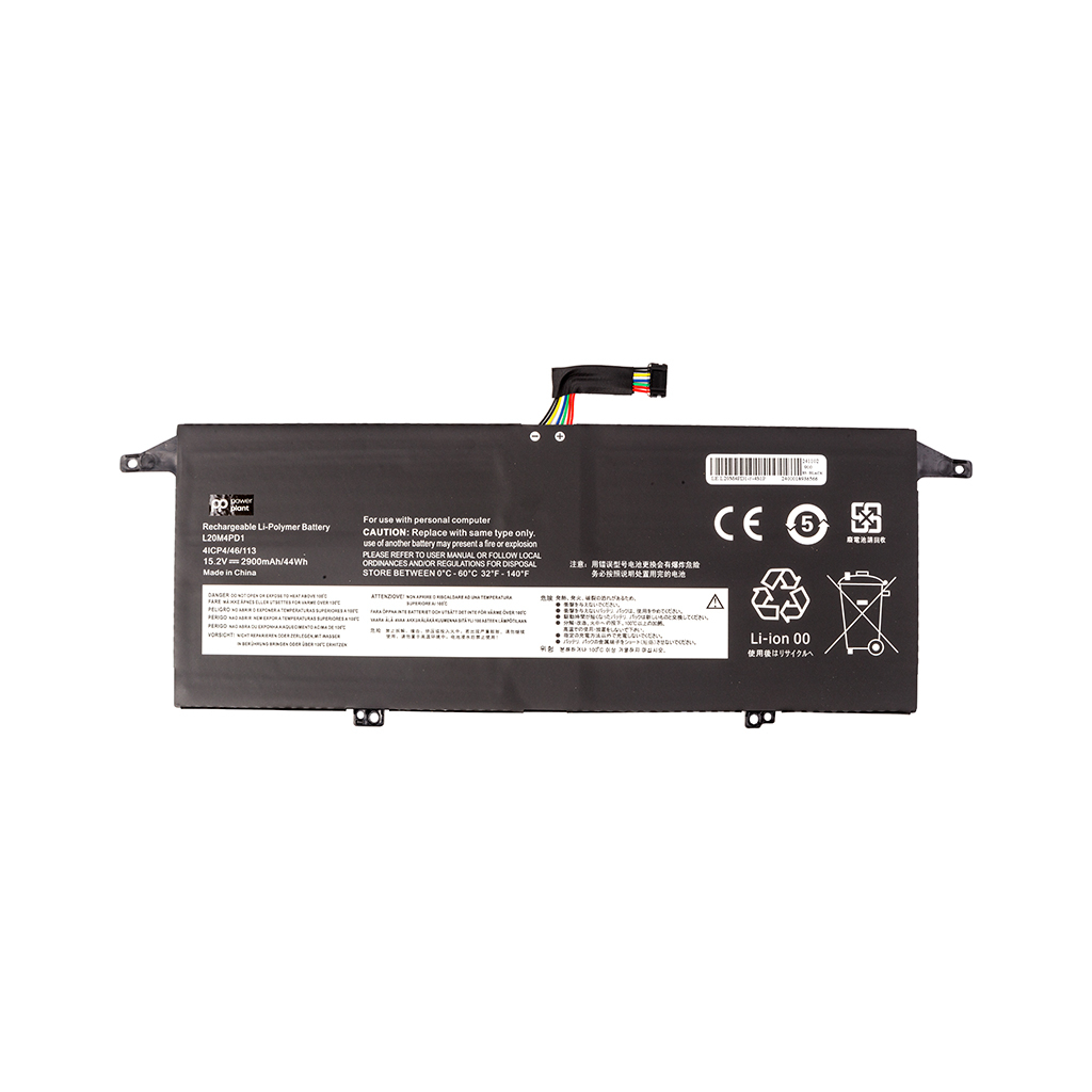 Акумулятор до ноутбука LENOVO ThinkBook 13x ITG (L20M4PD1) 15.2900mAh PowerPlant (NB482481) - зображення 1