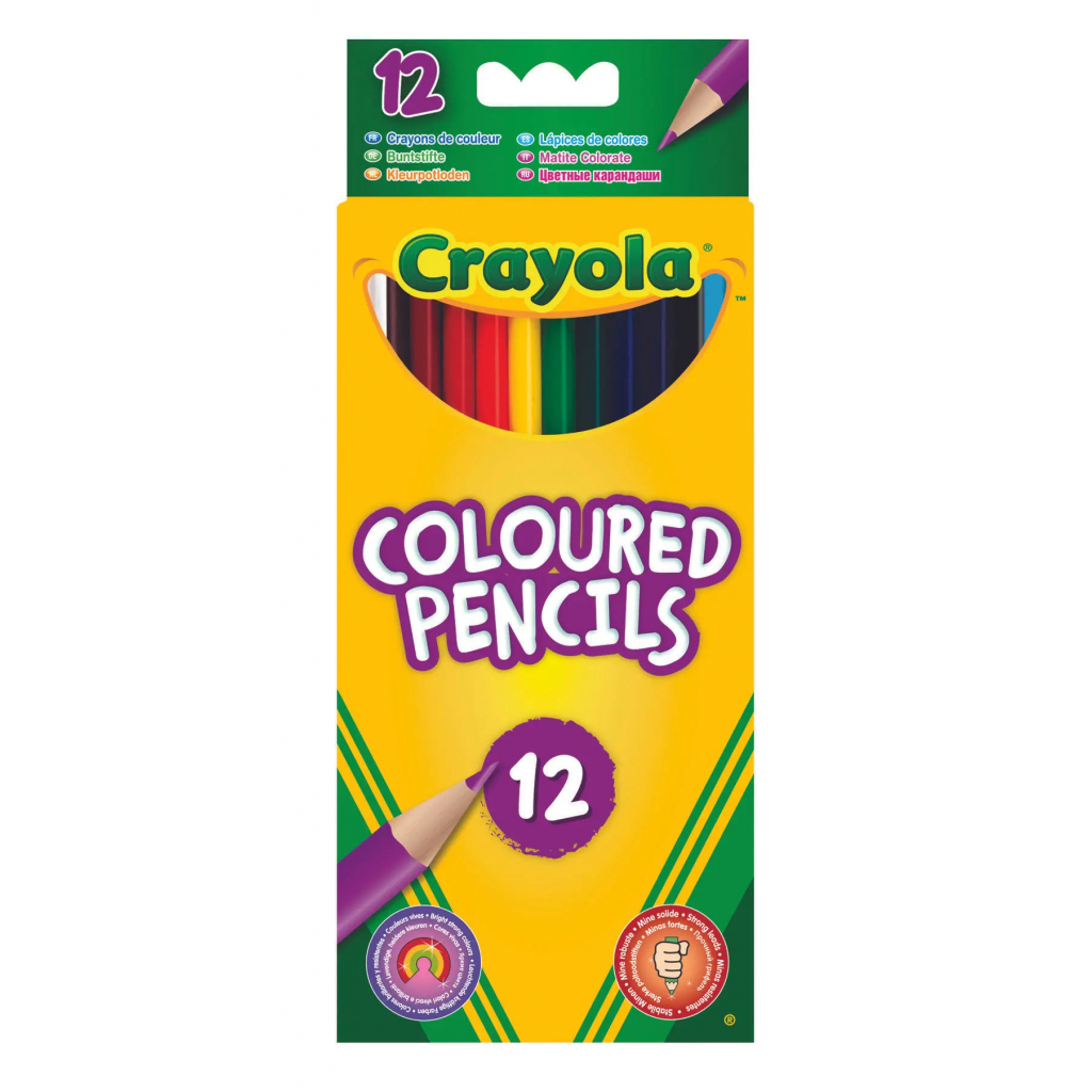 Олівці кольорові Crayola 12 шт (256245.024) - зображення 1