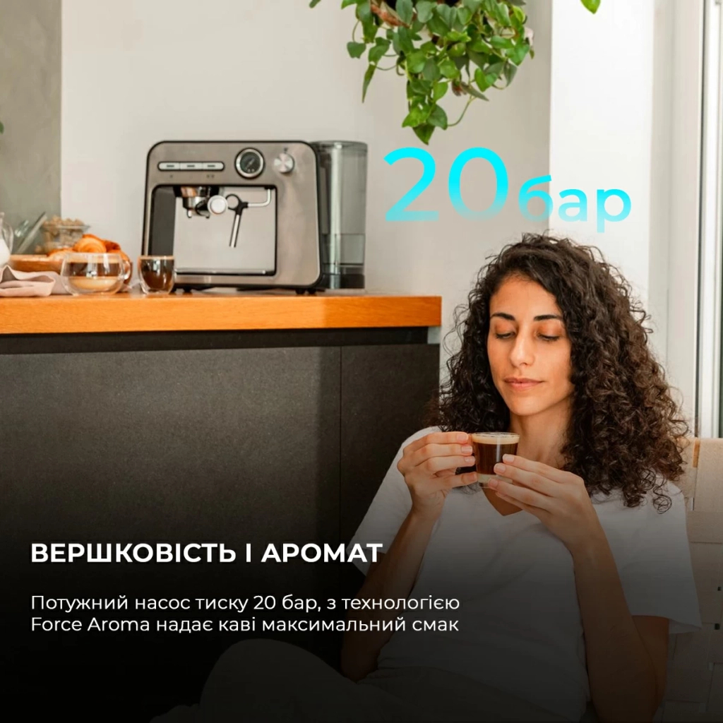 Ріжкова кавоварка еспресо Cecotec CCTC-01983 - зображення 4